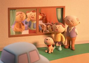 犬の学習に使用する木のおもちゃ